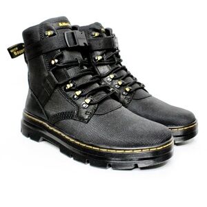 Dr. Martens Black and Gold Boots